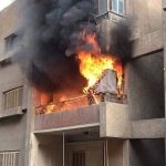 اندلاع حريق داخل شقة سكنية في منطقة حلوان