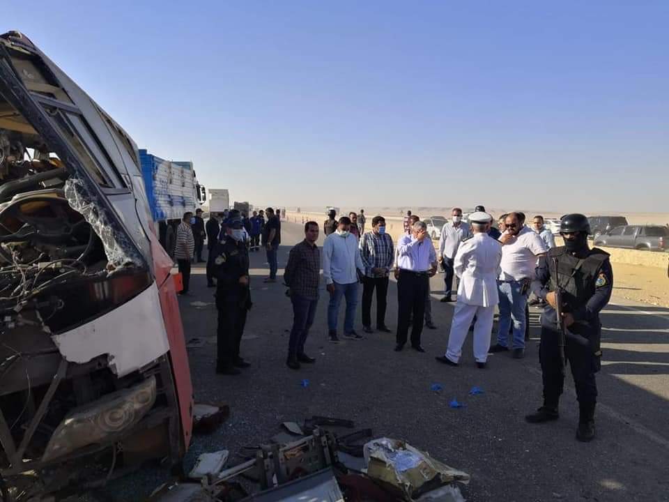 حوادث سير منفصلة في المنيا