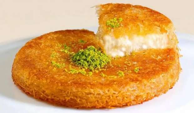 طريقة عمل الكنافة بالقشطة