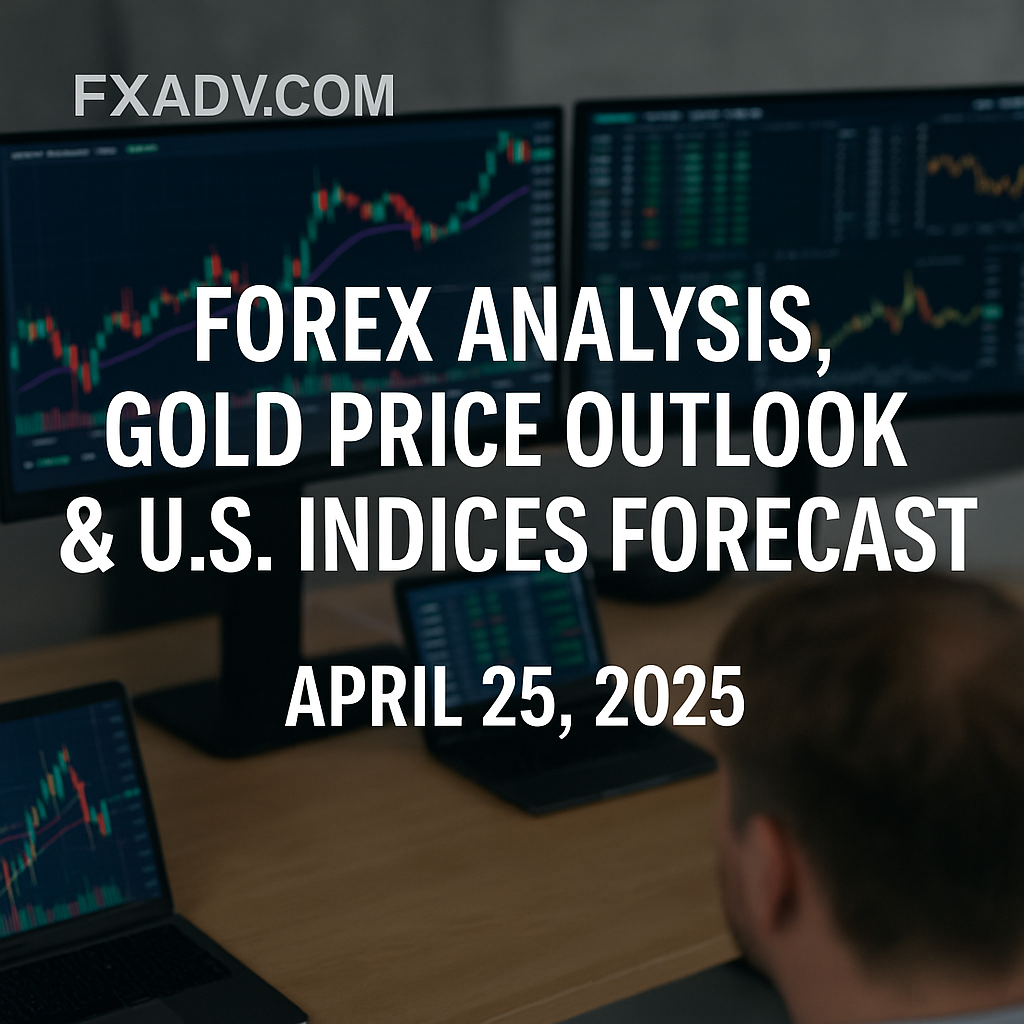 Forex Analysis, Gold Price Outlook & Stock Market Forecast – FXADV – April 25, 2025