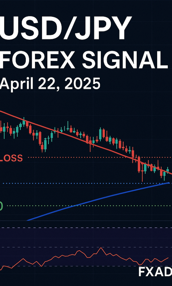 USD/JPY Forex Signal April 22, 2025 – Dollar Bulls Target 155.00