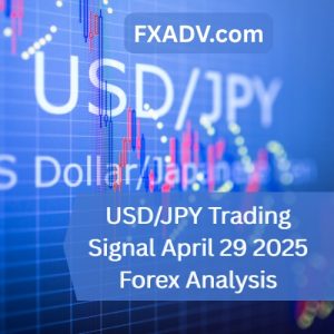 USD/JPY Trading Signal April 29 2025 Forex Analysis