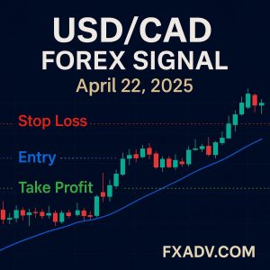 USD/CAD Forex Signal April 22, 2025 – Bearish Setup as Loonie Strengthens