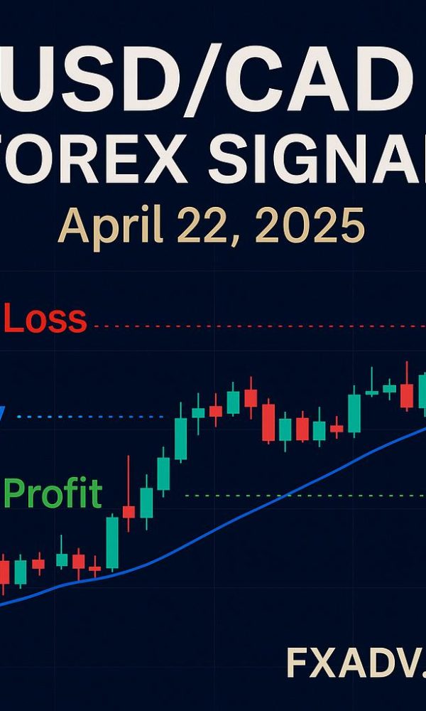 USD/CAD Forex Signal April 22, 2025 – Bearish Setup as Loonie Strengthens