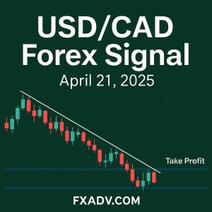 USD/CAD Forex Signal April 21, 2025 – Bearish Setup Amid Rising Oil