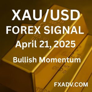 XAU/USD Forex Signal April 21, 2025 – Gold Targets $3,500 Breakout