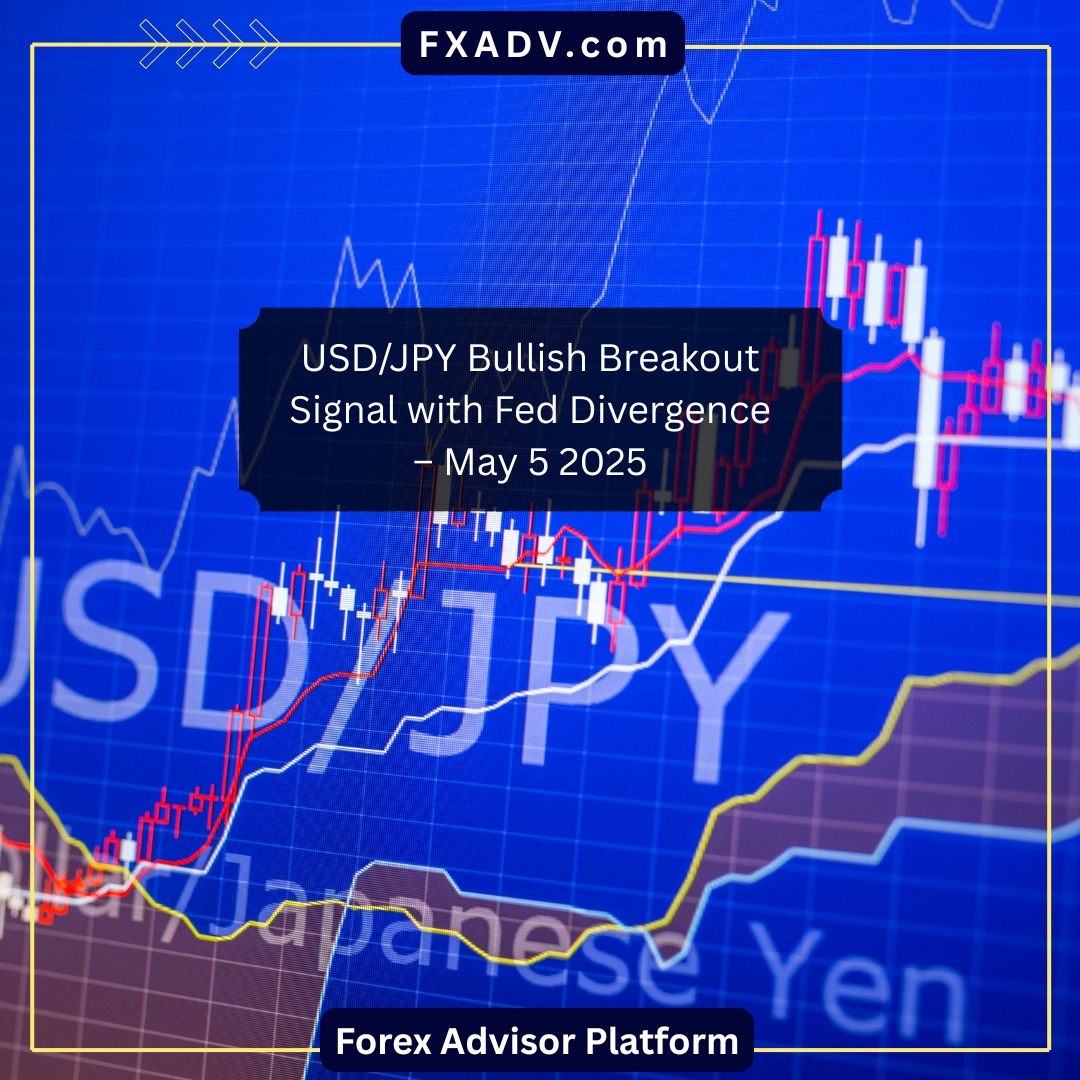 USD/JPY Bullish Breakout Signal with Fed Divergence – May 5 2025