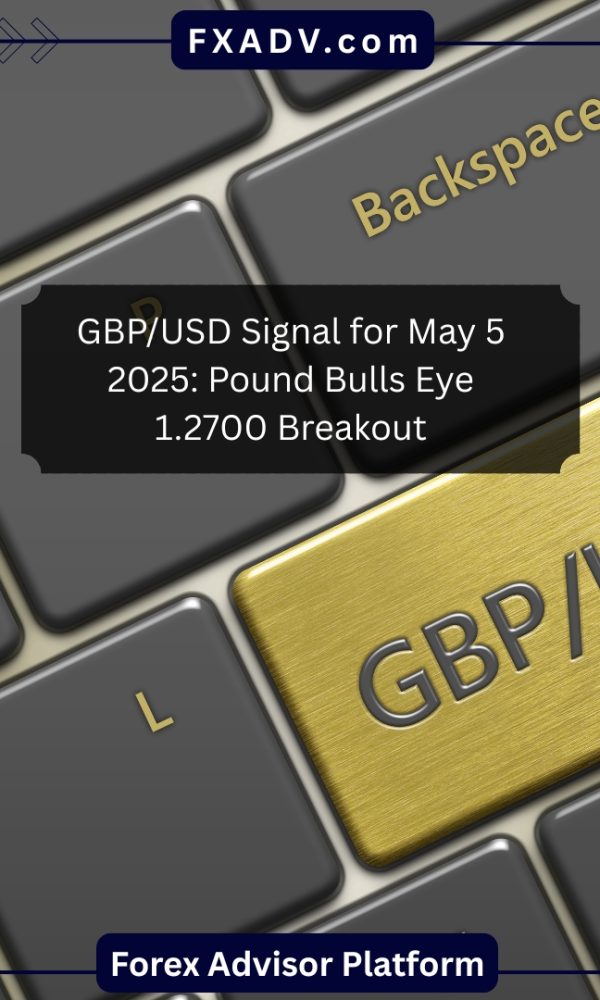 GBP/USD Signal for May 5 2025: Pound Bulls Eye 1.2700 Breakout