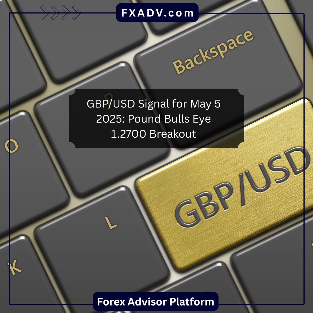 GBP/USD Signal for May 5 2025: Pound Bulls Eye 1.2700 Breakout