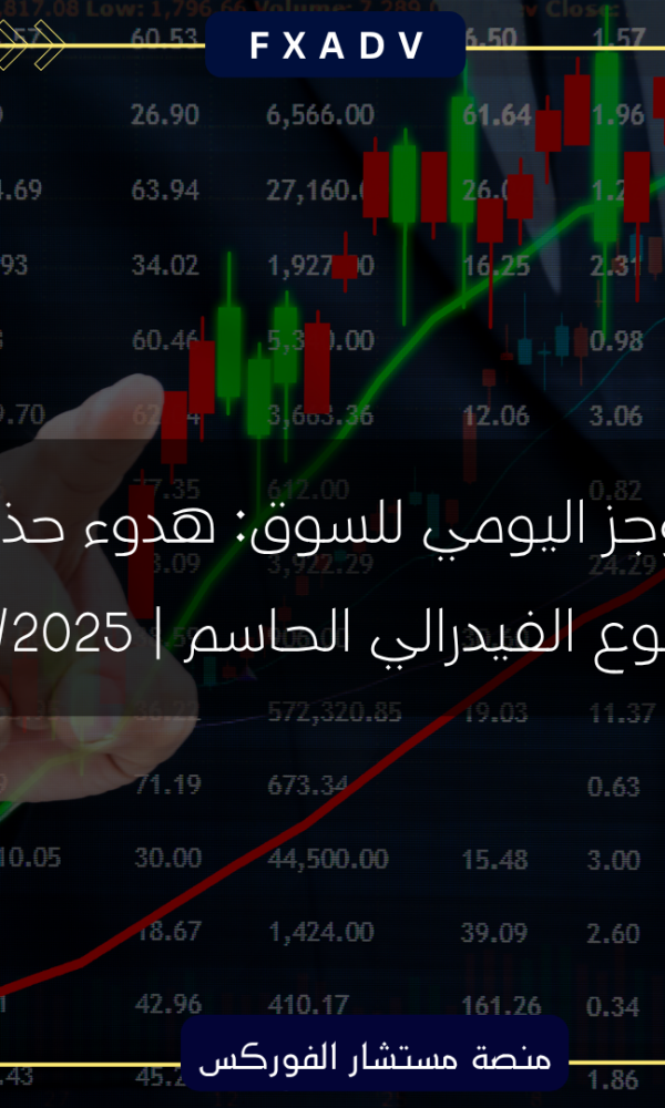 الموجز اليومي للسوق: هدوء حذر قبل أسبوع الفيدرالي الحاسم | 28/7/2025